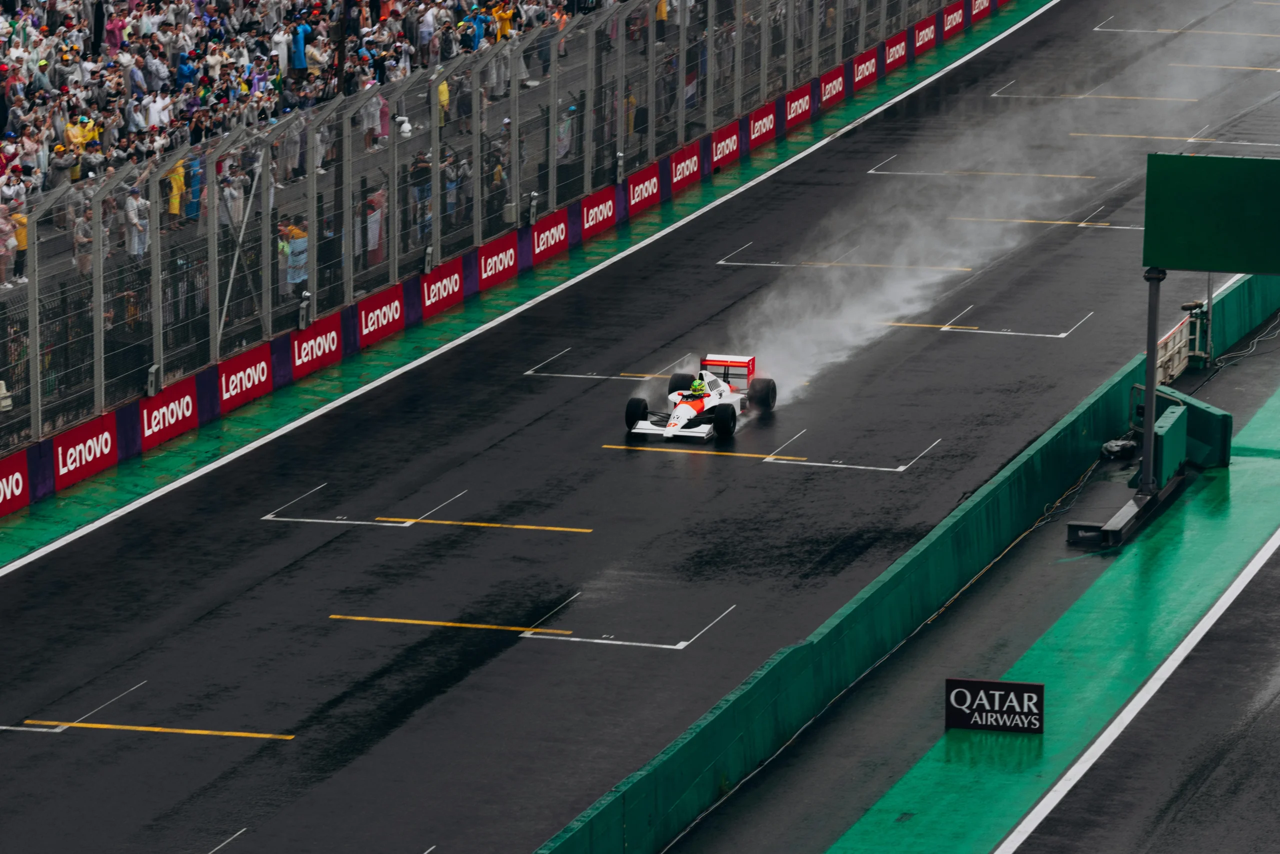 Línea de salida Interlagos Brasil - GP de Fórmula 1