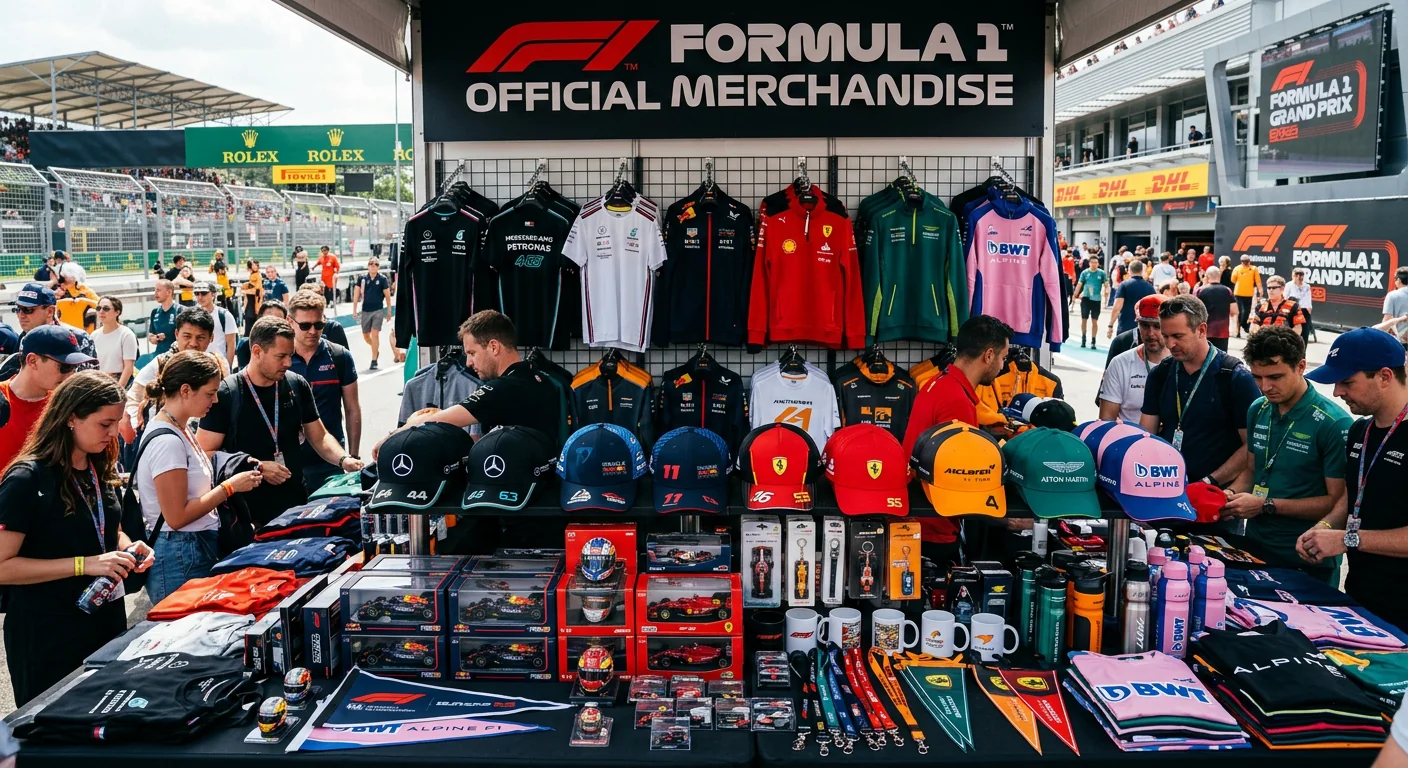 Merchandise Fórmula 1 Interlagos - presupuesto GP Brasil