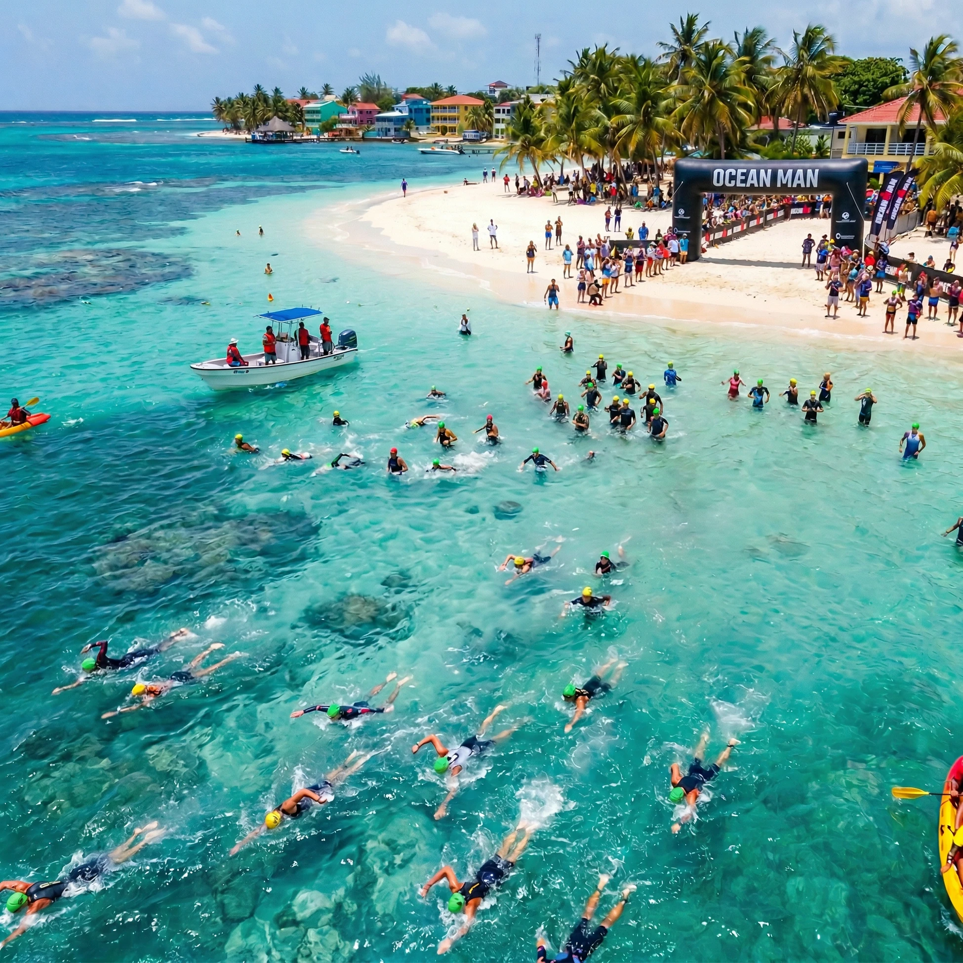 Oceanman San Andrés natación aguas abiertas Spratt Bight