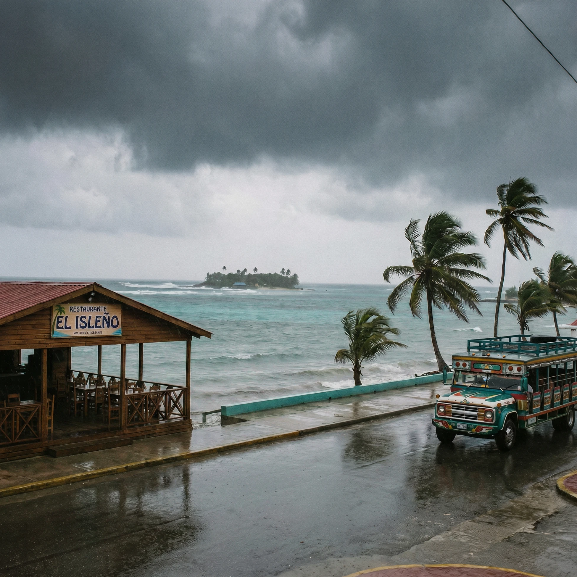 Temporada de lluvias en San Andrés isla Colombia