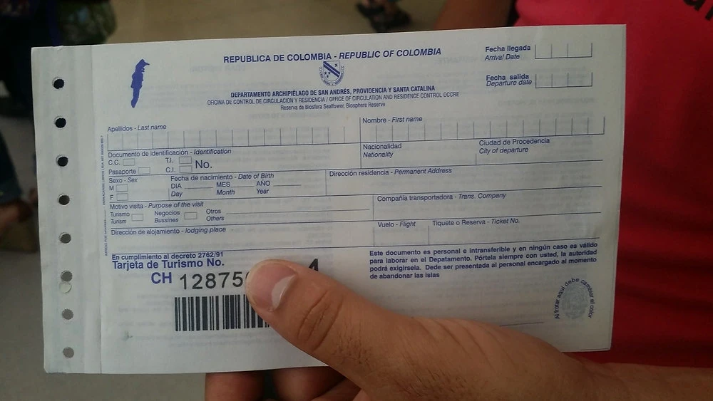 Tarjeta de turismo obligatoria para ingresar a San Andrés