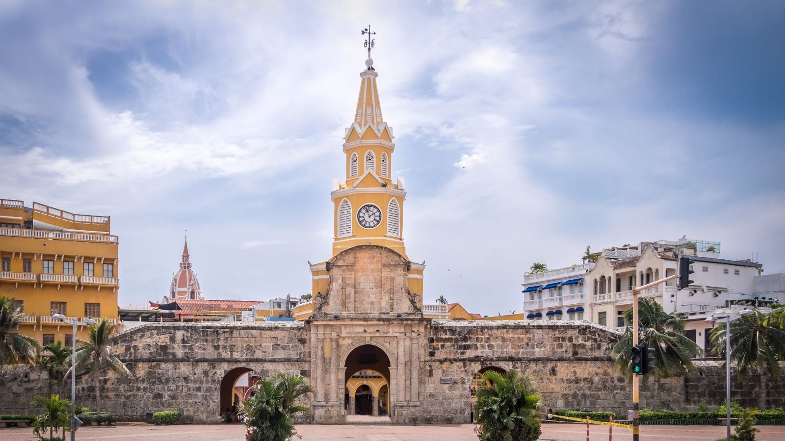 Torre del Reloj, puerta de entrada a la Ciudad Amurallada de Cartagena de Indias